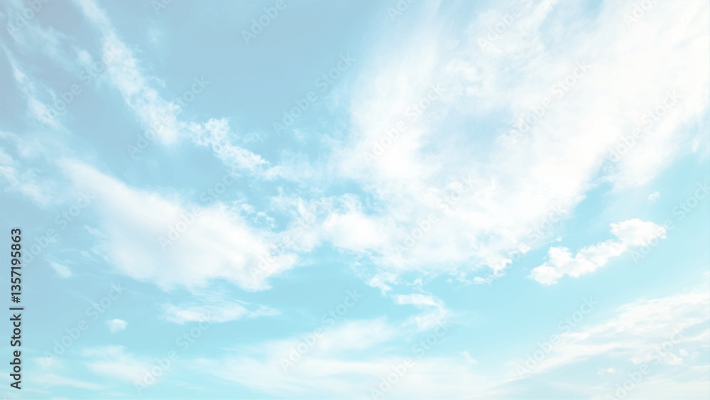 Fototapeta premium blue texture background. Cloud and sky with grunge paper texture background. sky background.