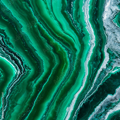 Emerald marble texture