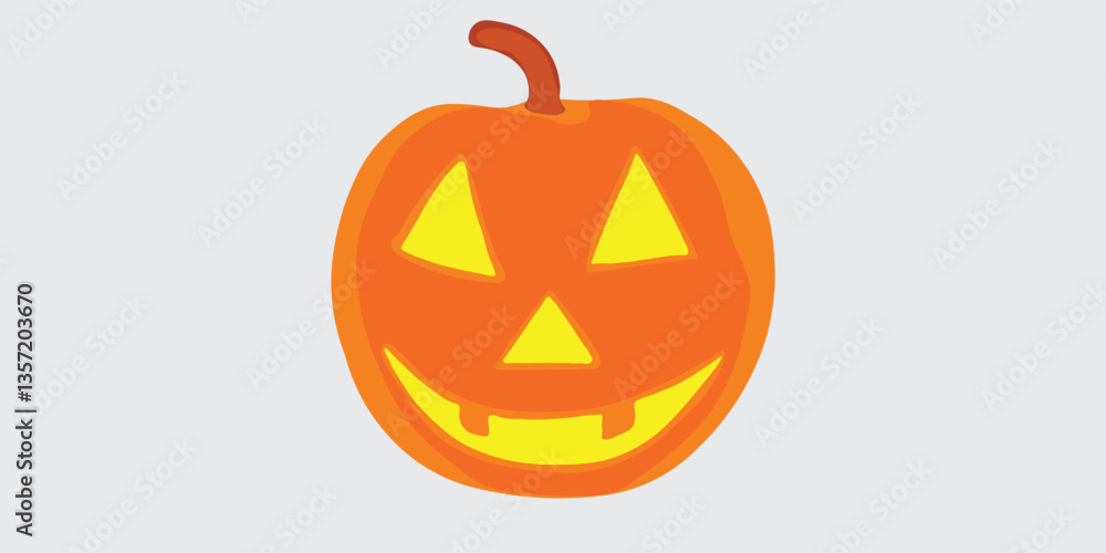 An illustration of Halloween's pumpkin eps 10. An illustration of Halloween's pumpkin eps 10.