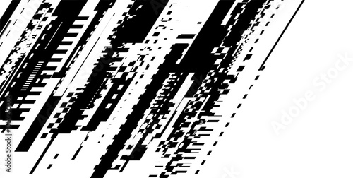 Digital Distortion Slanted Pixel Fracture