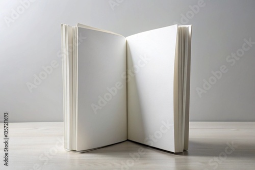 Blank Cover Of Magazine, Book, Booklet, Brochure Template  generative ai