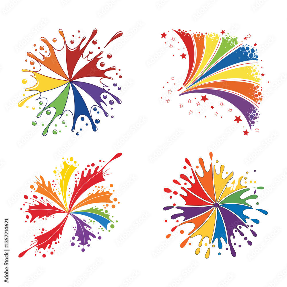 Color Burst Splash Pack. Color Burst Splash Pack.