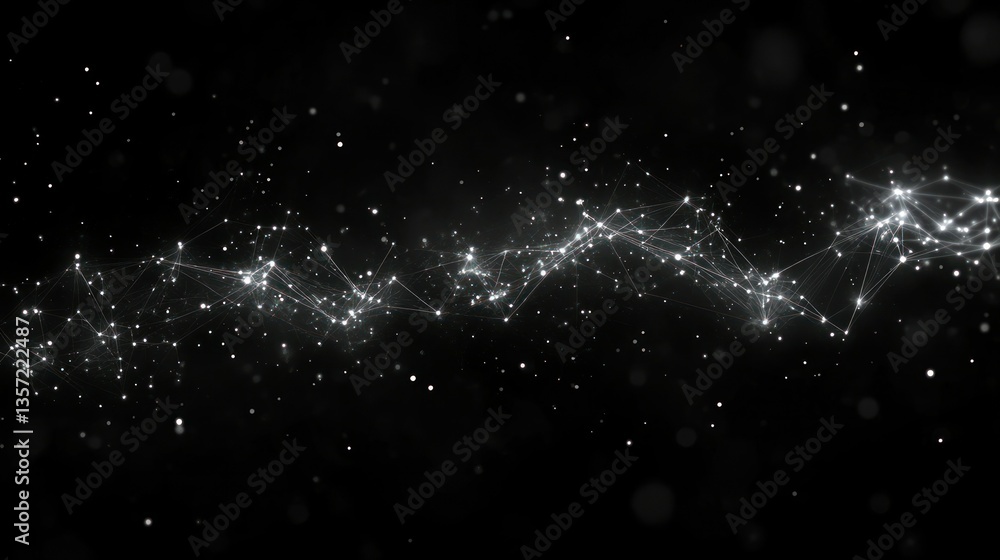 Fototapeta premium Abstract digital network