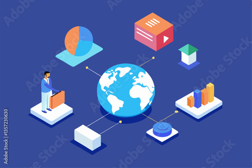 global communication concept