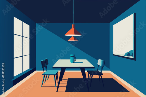 dining room with table