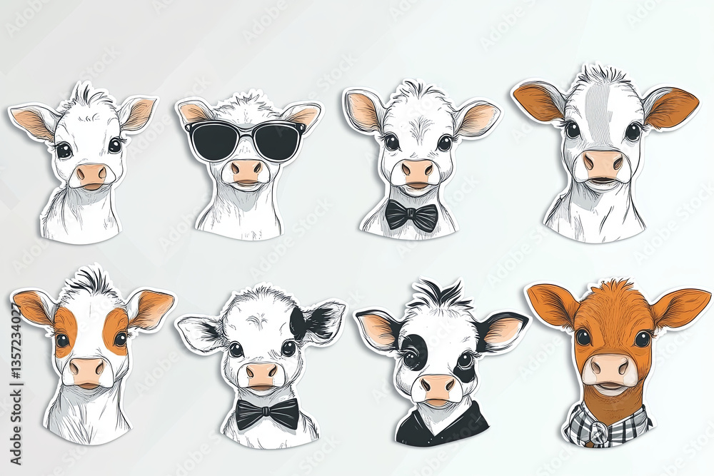 Obraz premium cow designs