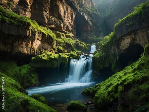 Baatara Gorge Waterfall: Lebanon’s Breathtaking Three-Level Cascade, Where Water Plunges Through the Mysterious “Cave of Three Bridges,” Creating a Stunning Natural Spectacle Like No Other