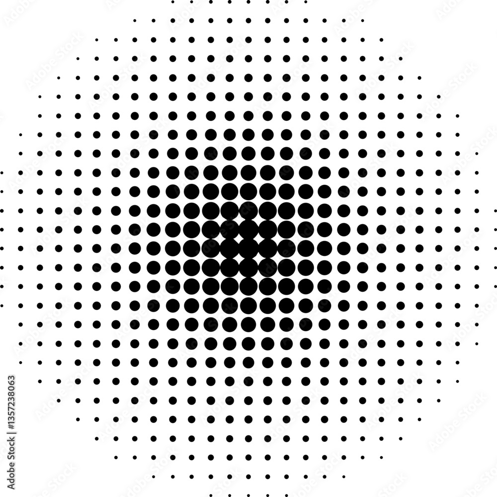 Abstract Halftone circles dot isolated on transparent background Abstract Halftone circles dot isolated on transparent background