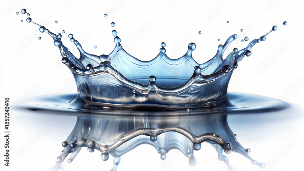 Water Splash Crown Effect. Water Splash Crown Effect.