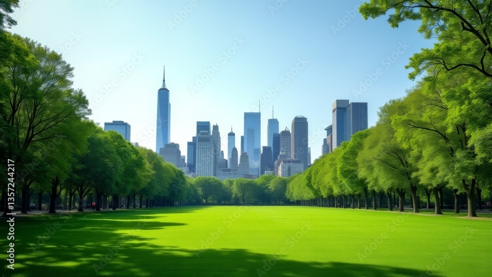 Fototapeta premium New York City From Central Park