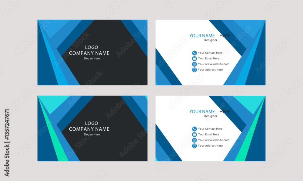 Sleek Blue Professional Business Card & Name Card Minimalist Template
Sleek Blue Professional Business Card & Name Card Minimalist Template