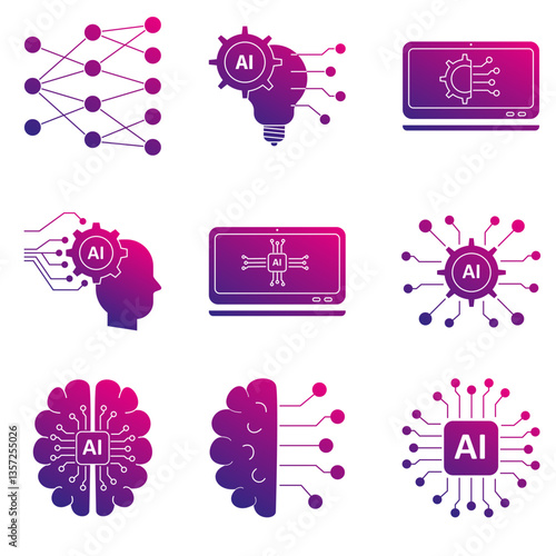 Artificial intelligence icon