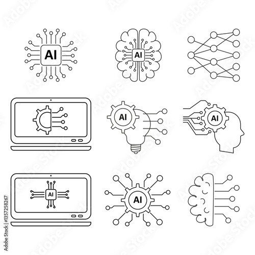 Artificial intelligence icon