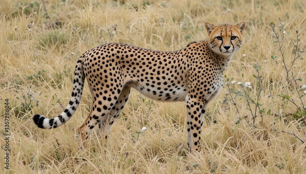 Fototapeta premium cheetah with prey