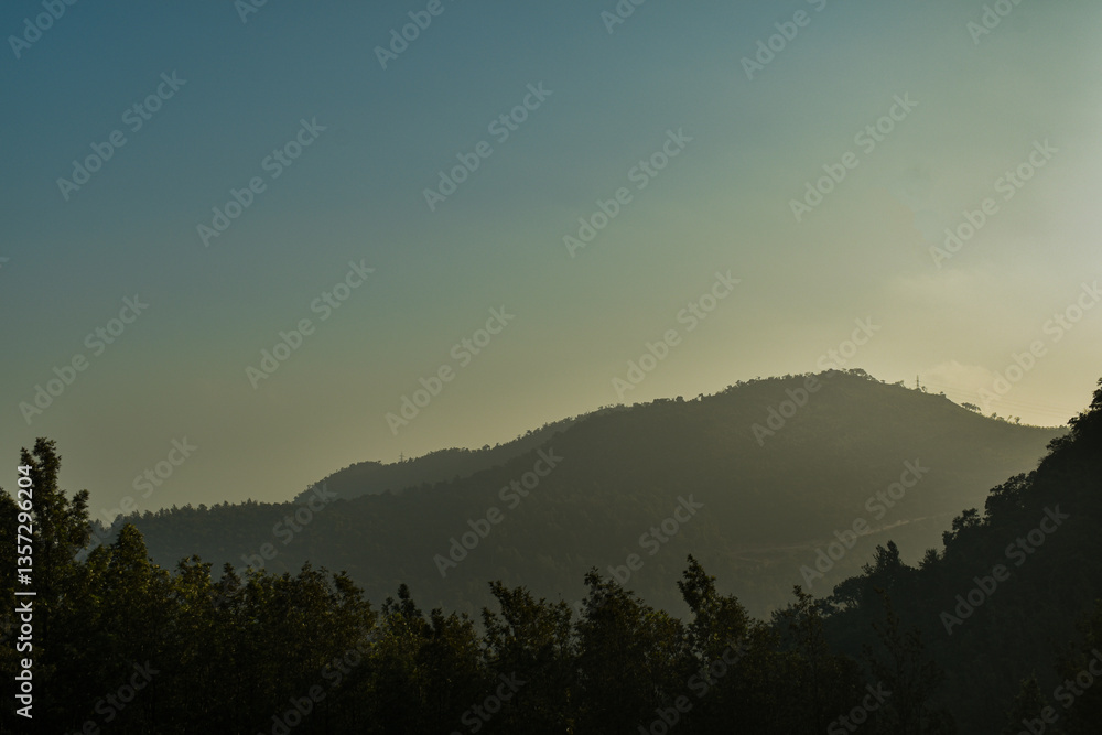 Obraz premium sunrise in the mountains