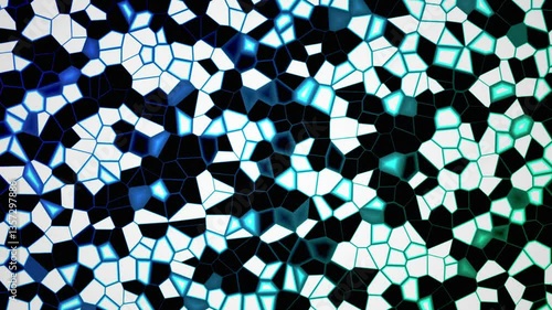 Fluid Geometric Pattern Transformation Animation in 4K, geometric pattern morphing motion, colorful abstract motion background, morphing geometric shapes