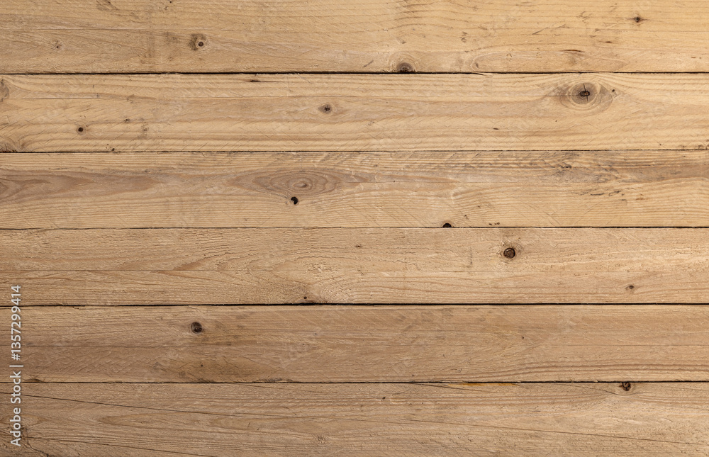 Fototapeta premium Natural wooden planks forming rustic background texture