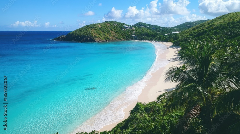 Tranquil beach scene virgin islands landscape photography tropical environment aerial view rejuvenation concept Tranquil beach scene virgin islands landscape photography tropical environment aerial view rejuvenation concept