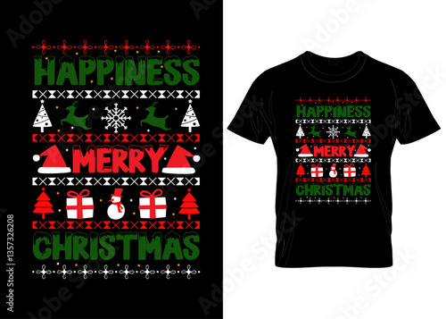 Christmas shirt design vector modern custom  abstract best quality t-shirt design merry holyday tees