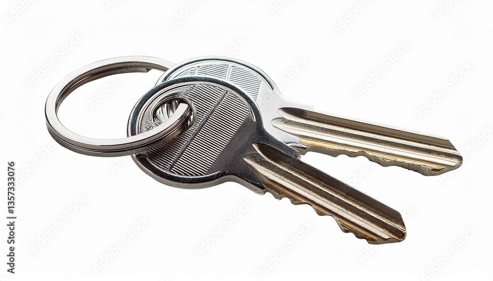 two keys isolated isolated on a transparent or white background two keys isolated isolated on a transparent or white background