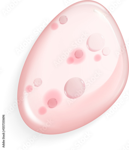 Pink Drop of Cosmetic