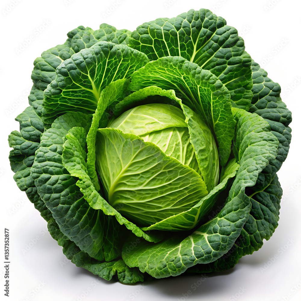 Obraz premium cabbage isolated on white