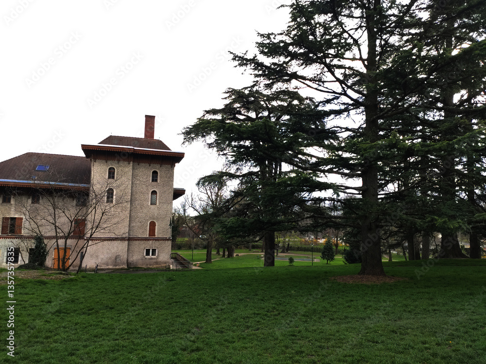 Fototapeta premium old castle tower