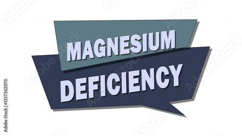 Magnesium deficiency is a condition in which the body lacks sufficient magnesium, potentially causing muscle spasms, fatigue, and nervous system issues.