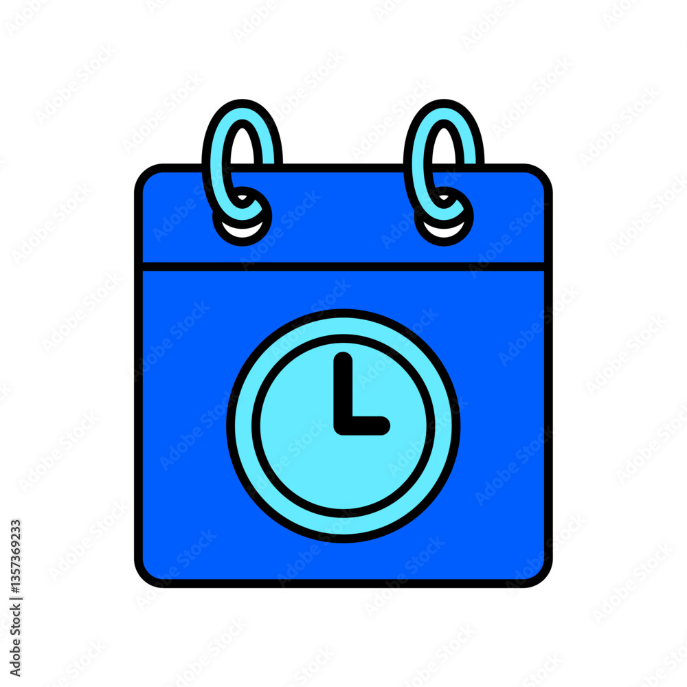 Icon a schedule, isolated against a clean background. Icon a schedule, isolated against a clean background.