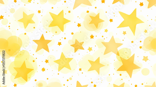  Smiling stars in various colors depicted in soft watercolor illustration set. Objects in vibrant pastel tones isolated on transparent background