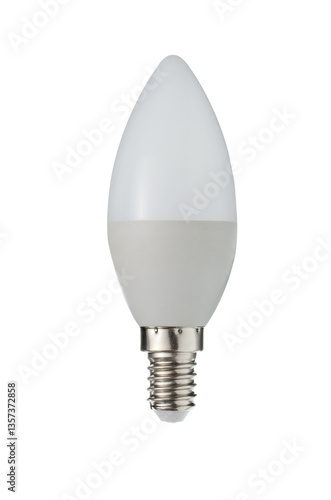 LED Bulb E14 Isolated on White