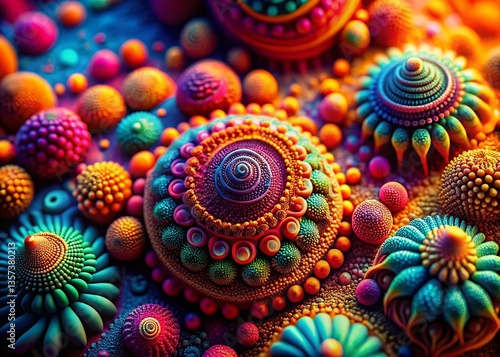 Wallpaper Mural High-Resolution Abstract Texture:  Modern Digital Art Background Torontodigital.ca