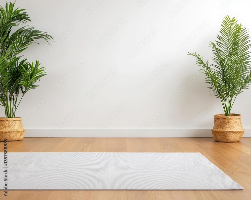 A serene yoga studio with exercises designed for carpal tunnel relief A serene yoga studio with exercises designed for carpal tunnel relief
