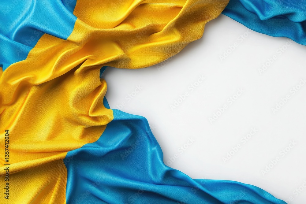 Detailed Color Image of Kazakhstan Flag Banner Design Isolated on White Background Detailed Color Image of Kazakhstan Flag Banner Design Isolated on White Background
