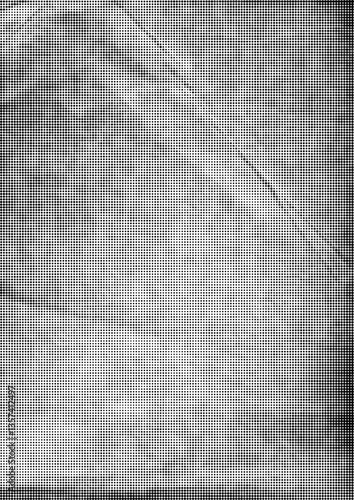 Large vector halftone paper texture with a transparent background