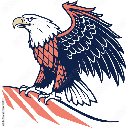 Powerful Eagle Logo