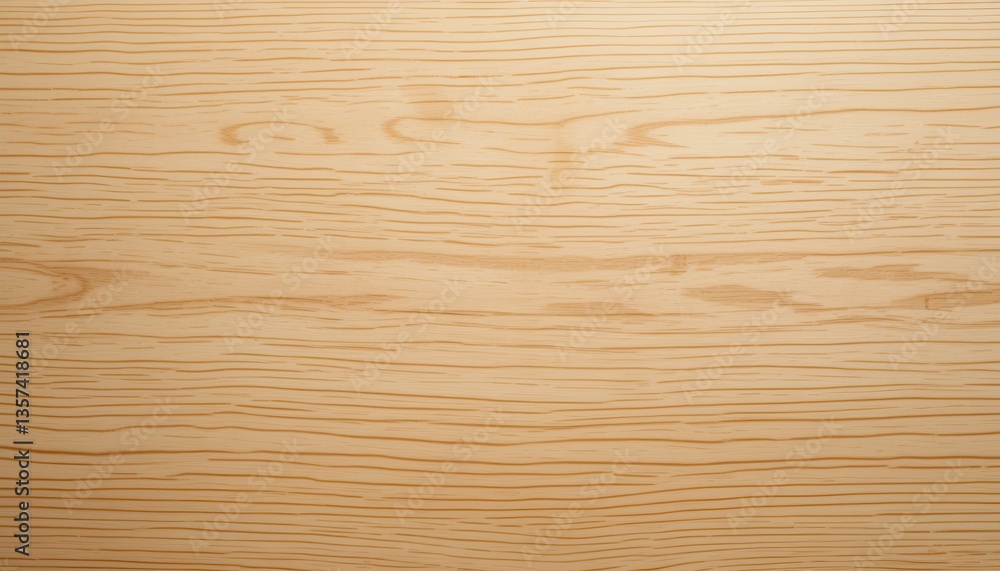 Fototapeta premium Light Golden Maple Wood Texture Smooth Grain Background for Design Projects