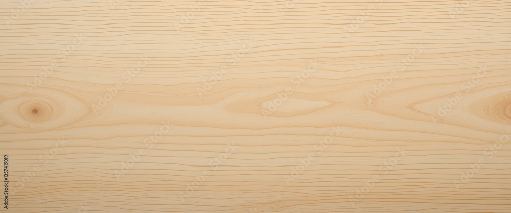 Naklejka premium Light Golden Maple Wood Background Texture Smooth Grain Patterns and Clean Appearance