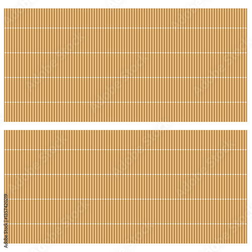wooden table mat top view, Bamboo mat.