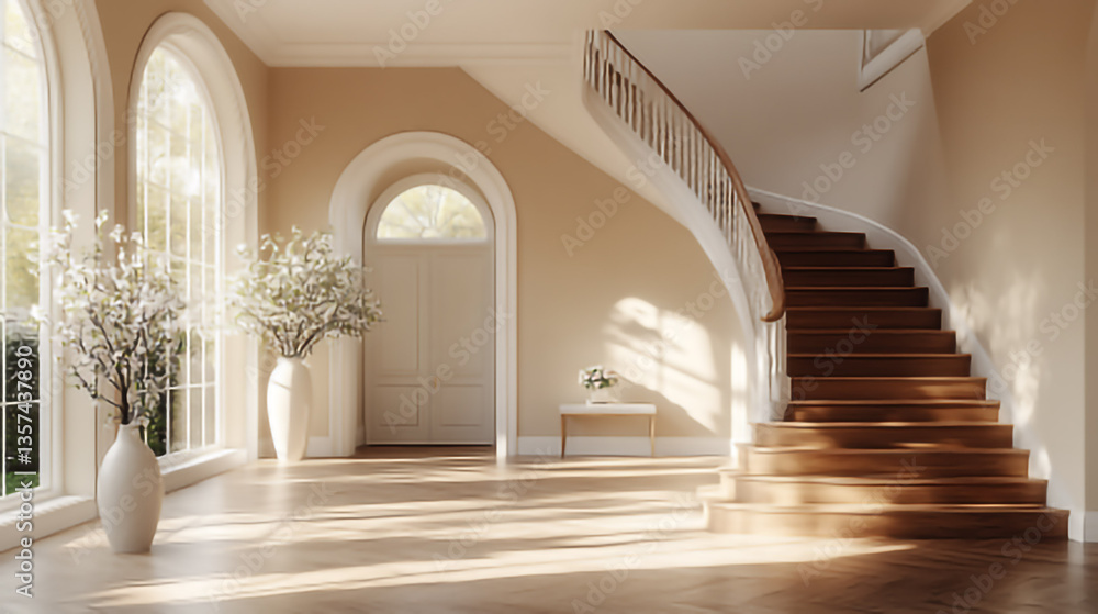 Fototapeta premium corridor with columns