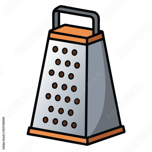 grater on white background