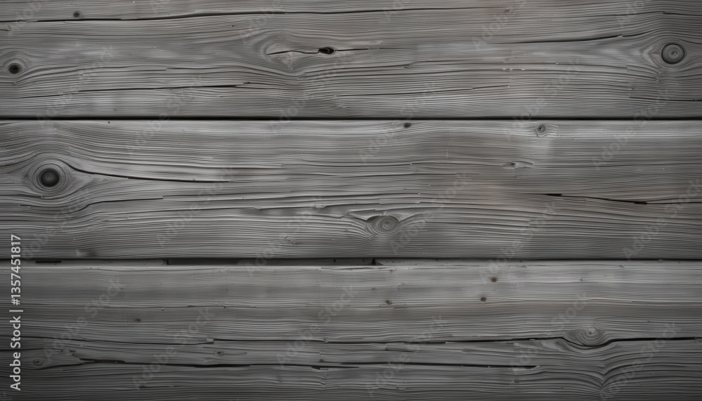 Naklejka premium Gray and Brown Weathered Barn Wood Texture Rustic Background Image
