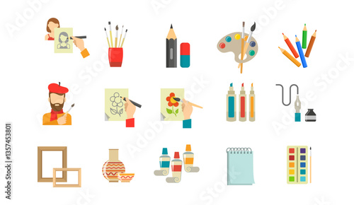 art icons set