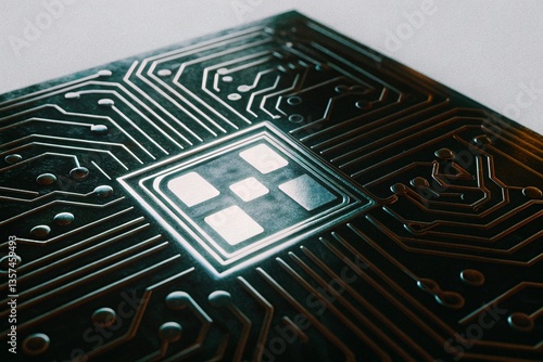 Futuristic depiction of artificial intelligence