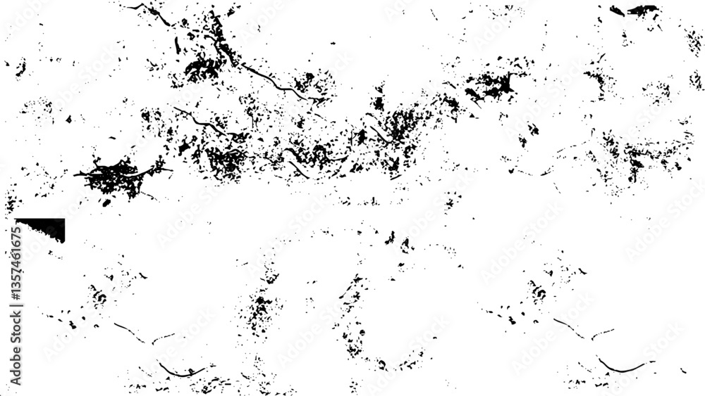 Obraz premium Abstract grunge texture design on a white background. Scratched and Cracked Grunge Urban Background Texture Vector. 