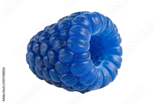 blue raspberry on transparent background