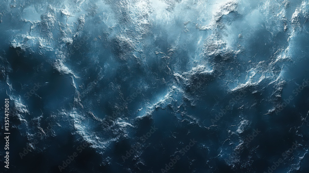 Abstract aerial view of deep ocean water with natural light reflections Abstract aerial view of deep ocean water with natural light reflections