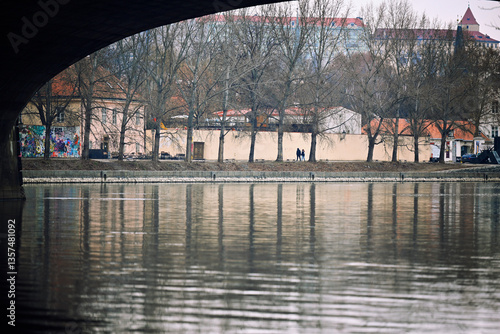 bridge over the river
