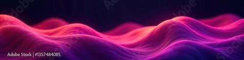 Colorful abstract background with vibrant purple and orange gradient waves on a black backdrop, creating a glowing and energetic aesthetic,  header,  texture