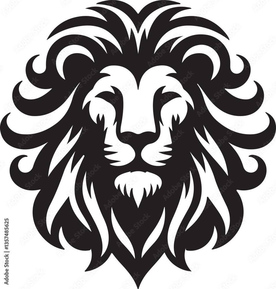 Fototapeta premium lion head mascot